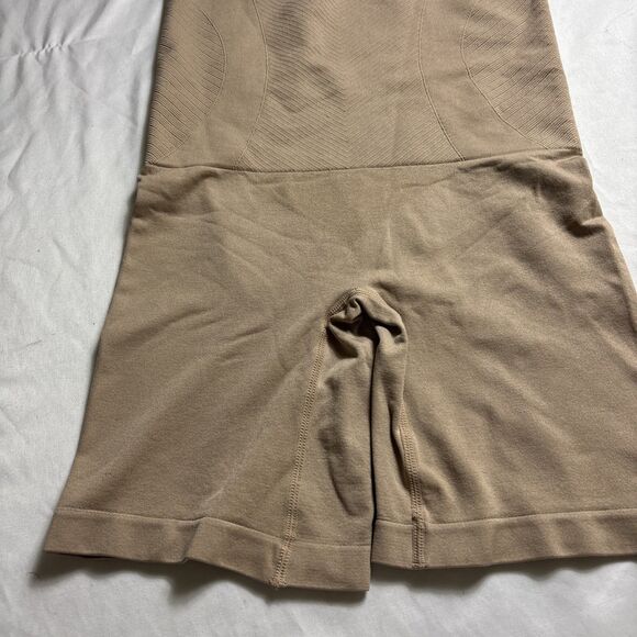Nautica Intimates Shapewear Hi Rise Thigh Slimmer Shorts Large Beige Nude G - Picture 3 of 11